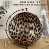 Decorative Leopard Ball Pillow