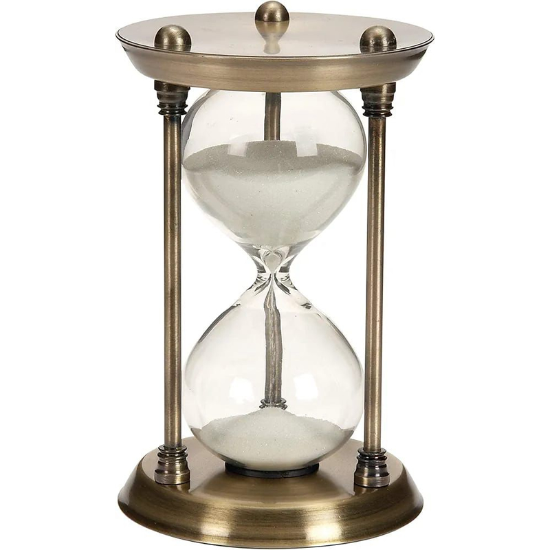 Deco 79 quarter-hour hourglass