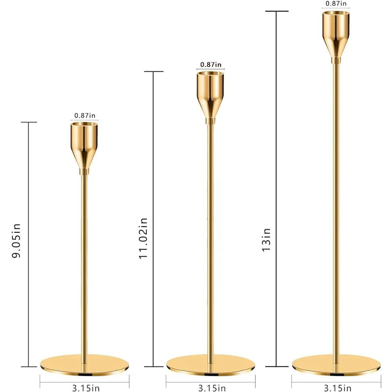 Candle Holder Gold Candle Holder Gold