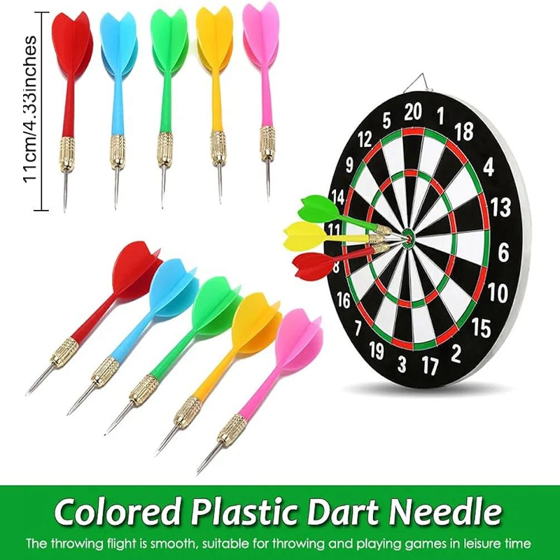 AKOAK Colorful Plastic Copper Tip Dart Needle