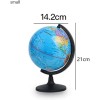 TCP Global 6" (14.2cm) Blue Ocean Desktop World Globe Black Base