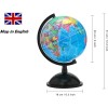 Exerz 20cm World Globe Educational