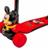 Crizer 3 Wheel Skate Scooter for Kids with Flashing Lights Music Two Wheel and Rear Break with Three Step Adjustable Kick Scooter for Boys and Girls.