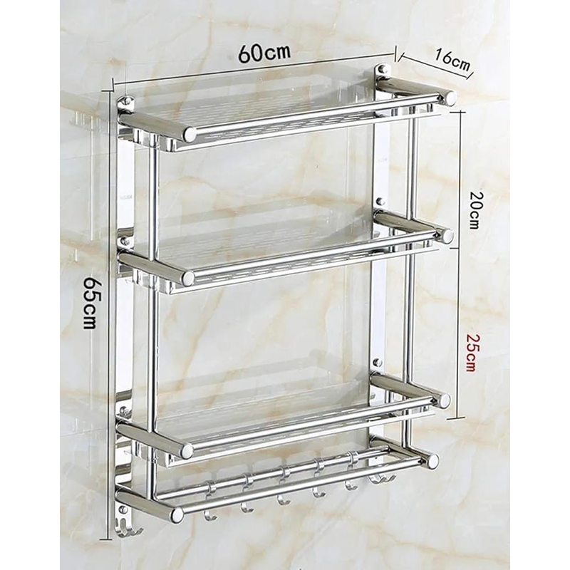 Towel Rack for Bathroom, Towel Bar Towel Rack Towel Rack Durable Towel Rack Stainless Steel Multi-layer Bathroom Shelves, Wall Mounted Towel Holder Shelf Rack. Towel Rack for Bathroom, Towel Bar Towel Rack Towel Rack Durable Towel Rack Stainless Steel Multi-layer Bathroom Shelves, Wall Mounted Towel Holder Shelf Rack.