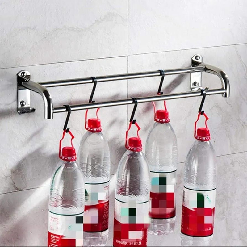 Towel Rack, Stainless Steel Retractable Towel Rack Wall Mounted, Adjustable Towel Rack with Hook, Towel Rail, Towel Holder, in Bathroom. Towel Rack, Stainless Steel Retractable Towel Rack Wall Mounted, Adjustable Towel Rack with Hook, Towel Rail, Towel Holder, in Bathroom.