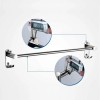 Towel Rack, Stainless Steel Retractable Towel Rack Wall Mounted, Adjustable Towel Rack with Hook, Towel Rail, Towel Holder, in Bathroom.