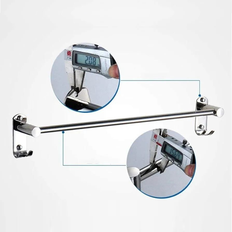 Towel Rack, Stainless Steel Retractable Towel Rack Wall Mounted, Adjustable Towel Rack with Hook, Towel Rail, Towel Holder, in Bathroom. Towel Rack, Stainless Steel Retractable Towel Rack Wall Mounted, Adjustable Towel Rack with Hook, Towel Rail, Towel Holder, in Bathroom.