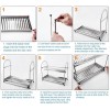 Stainless Steel Dish Drainer, Kitchen Storage Rack, The Bearing Capacity Is Strong And It Is Not Easy To Shake And Damage The Counter Organizer.