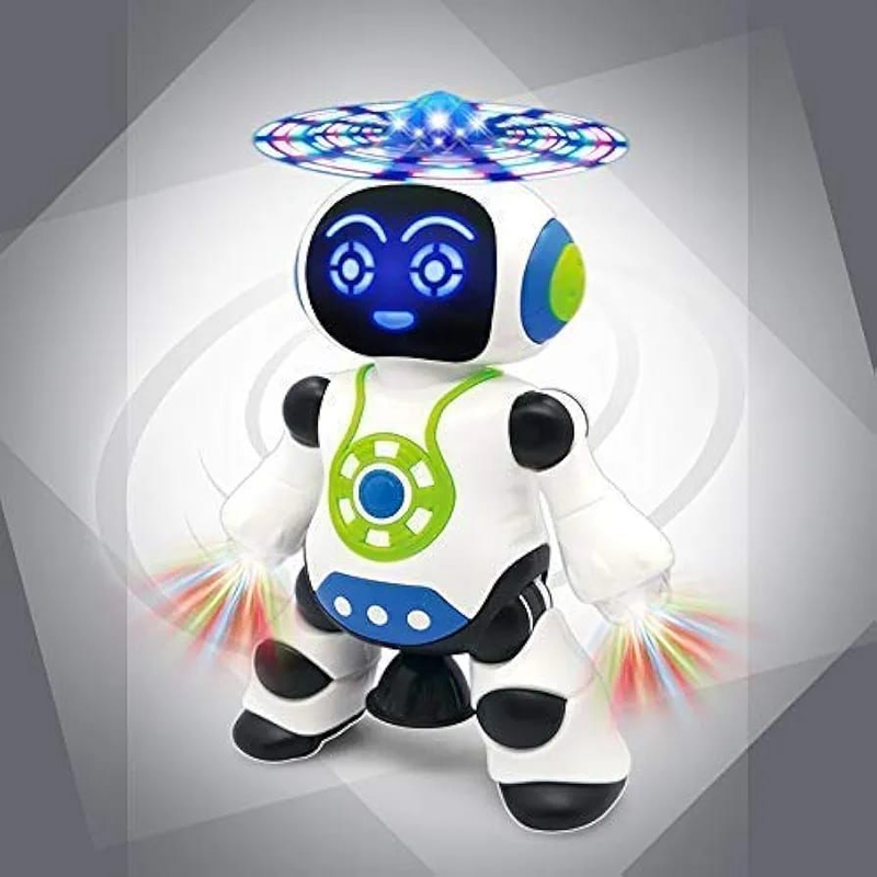 SIDD Dancing Robot with Music, Kids Robot with 3D Flashing Lights, 360 Degree Rotation Robot Toy for Kids, Plastic, Multicolor, Pack of 1. SIDD Dancing Robot with Music, Kids Robot with 3D Flashing Lights, 360 Degree Rotation Robot Toy for Kids, Plastic, Multicolor, Pack of 1.
