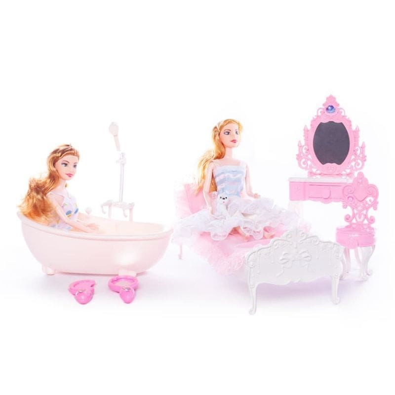 Play set doll with furniture.