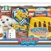 Hand Basket Lovely Dog Pet Cage Toys Pretend Play Food Feeding Animals Role Play Taking Care Plush Pet Dog Toys.