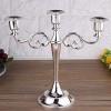 Three-armed candlestick candlestick silver plated. Three-armed candlestick candlestick silver plated.