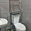 Bathroom rack sailboat toilet rack floor washing machine rack bathroom washbasin towel storage rack wrought iron rack.