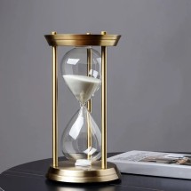 15 Minute Sand Timer Large Timer Sand TimerDecorative Decorative Minimalist Sand Clock Sand Timer Clock Time Management Set Home Office Decor Gift (A1 30 Minutes (15 * 2 (B 60 Minutes (17 * 32cm))